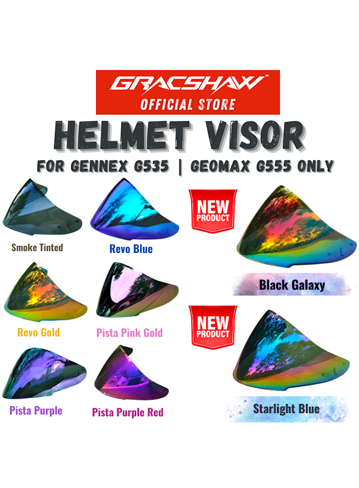 Gennex G535 & G555 Visors Helmets (VISOR)